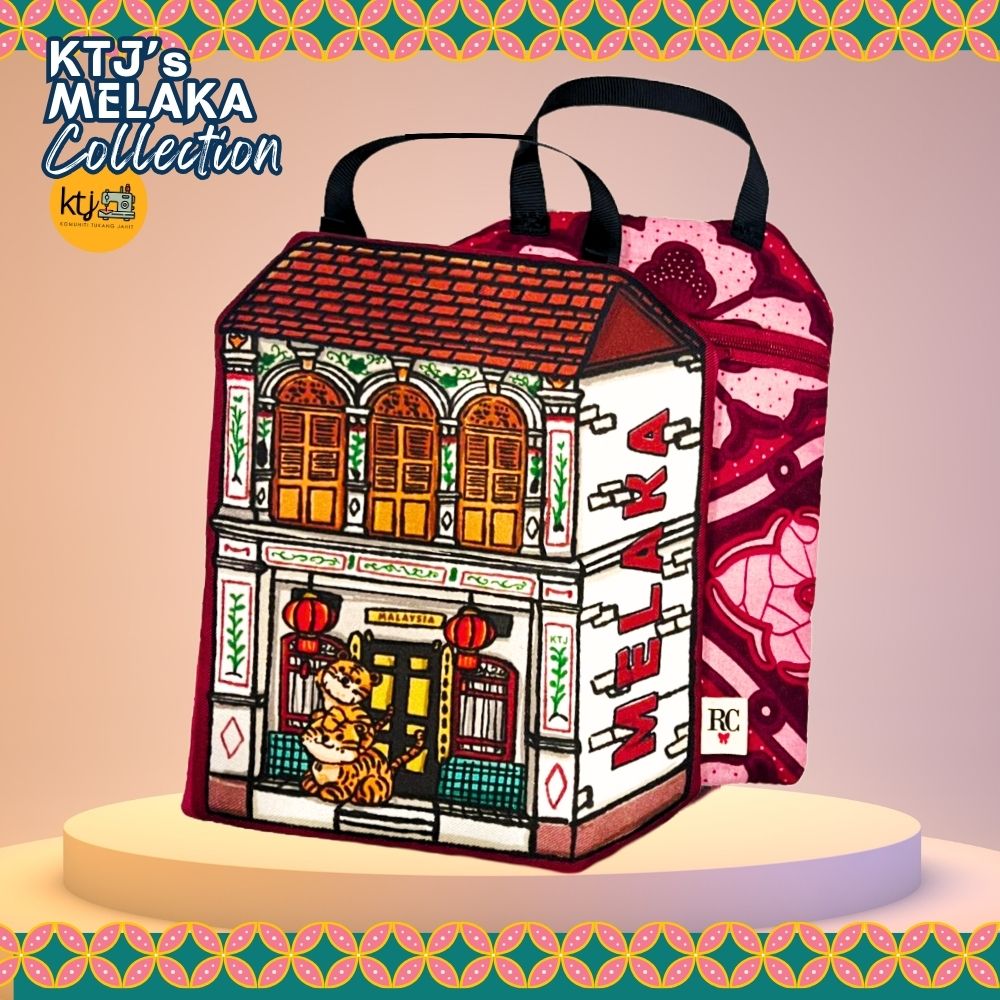 Melaka Heritage House Utility Pouch (White)