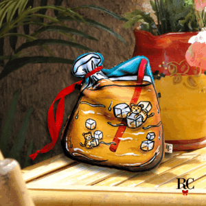 Teh Ais Ikat Tepi Pouch