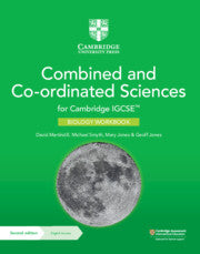 CAMBRIDGE IGCSE COMBINED AND CO-ORDINATED SCIENCES BIOLOGY WORKBOOK WITH 2 YEARS DIGITAL ACCESS (2ED)