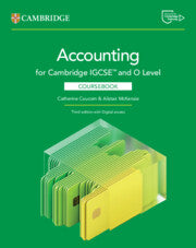 CAMBRIDGE IGCSE™ AND O LEVEL ACCOUNTING COURSEBOOK WITH DIGITAL ACCESS (2 YEARS) (3ED)