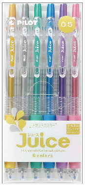 PILOT"Juice"GELPen 6CM(GD,S,MG,ML,MV,MP)