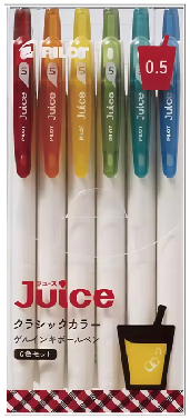 PILOT"Juice"GEL Pen 05 Classic 6CC