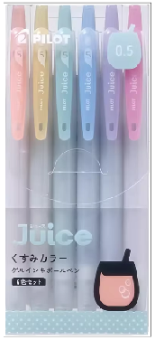 PILOT"Juice"GEL Pen 05 Muted 6CKU