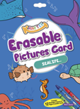 KRAFTEE Erasable Pictures Card - Sealife
