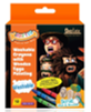 KRAFTEE OKO LELE Wooden Eggs Painting Set With 12ct Washable Crayons