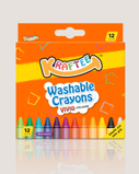 KRAFTEE 12ct Washable Crayons
