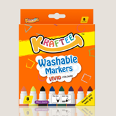 KRAFTEE 8ct Washable Markers