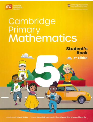 MC CAMBRIDGE PRIMARY MATHEMATICS STUDENT'S BOOK 5 WITH E-BOOK (2ED)