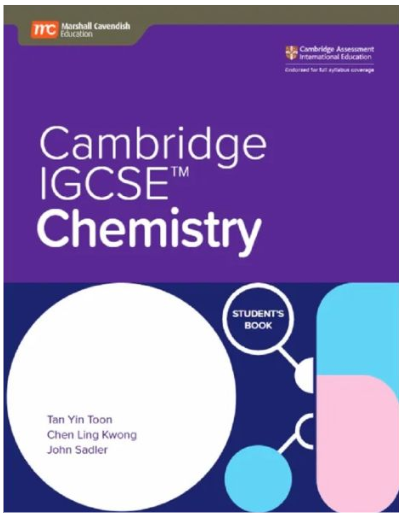 Cambridge IGCSE™ Chemistry Student's book with Digital Access (2 years)